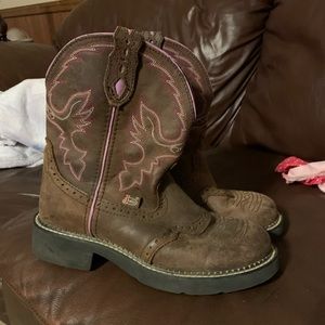 Womens justin cowboy boots